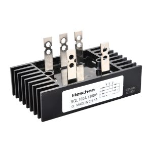 Heschen 3 phase bridge rectifier SQL-100A diode module 100A 5 terminals