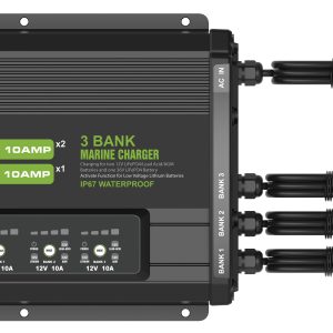 Amped Outdoors 3 Bank 12V/36V On-Board Battery Charger
